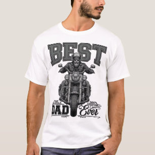 Camiseta de Gravura Vintage de Motociclista Melhor