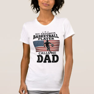 Camiseta de Gravura Vintage Patriótica de Pai de B