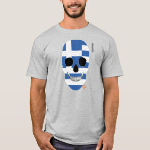 Camiseta de Grécia HANDSKULL básica B2