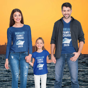 Camiseta de Grupo Combinando para Cruzeiro Familia