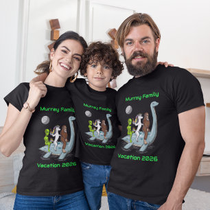 Camiseta de Grupo de Férias em Família Bigfoot Uni