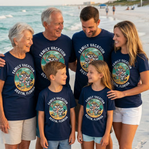 Camiseta de Grupo de Férias em Família Destin Flór