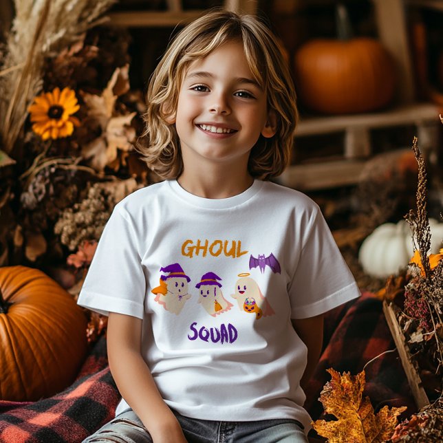 Camiseta de Grupo de Halloween 'Ghoul Squad' (Ghoul Squad Halloween Tshirt)