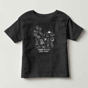Camiseta de Grupo de Viagem de Verão Personalizada