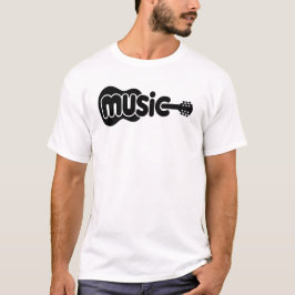 Camiseta de Guitarra de Música Minimalista | Amant