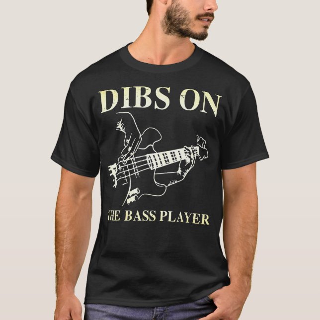 Camiseta de Guitarra do Baixista Eu Prefiro o Ba (Frente)