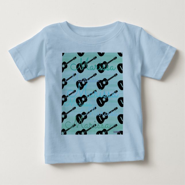 Camiseta de Guitarra HAMbyWG - com o seu nome (Frente)