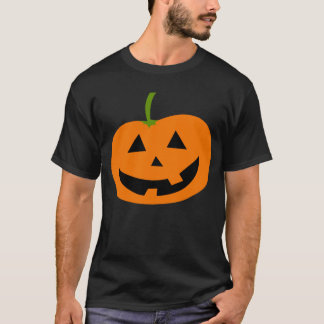 CAMISETA DE HALLLOWEEN COM ROSTO DE ABÓBORA