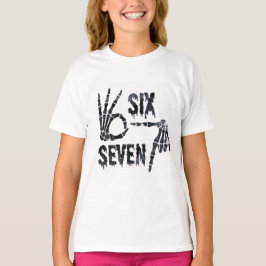 camiseta de halloween 6 7 para crianças