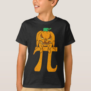 camiseta de Halloween abóbora amante de matemática