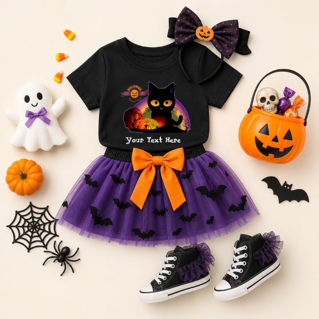 Camiseta de Halloween Black Cat (Criador carregado)