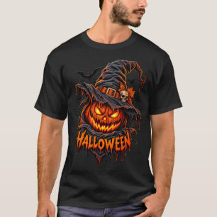 Camiseta de Halloween com Design Costas Temporad