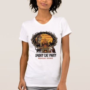 Camiseta de Halloween com Gravação Vintage de Fest