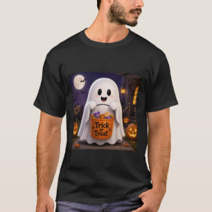 Camiseta de Halloween Cute Ghost Trick or Treat