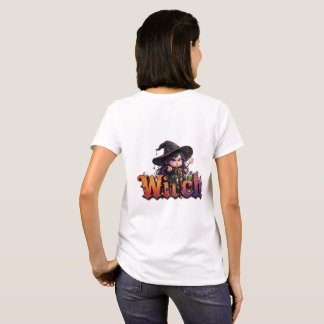Camiseta de Halloween da Bruxa Mal-Humorada Engraç