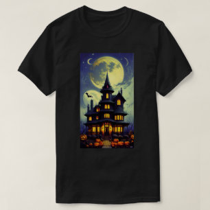 Camiseta de Halloween da Casa Assombrada