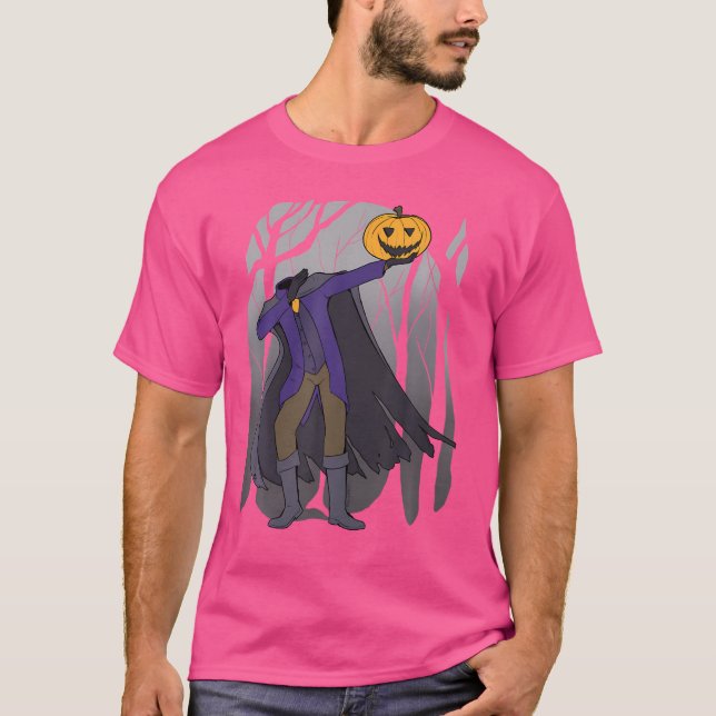 Camiseta de Halloween Dabbing - Hip Hop Headless H (Frente)