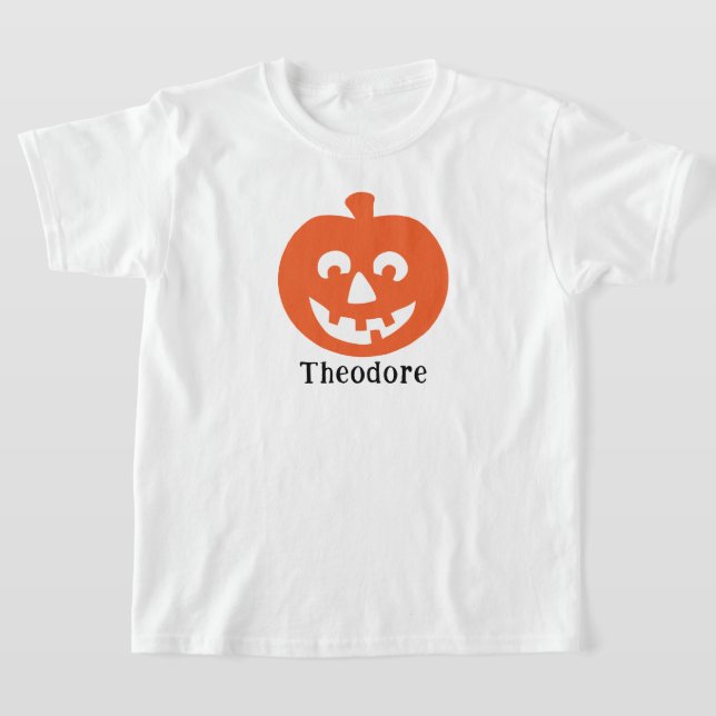 Camiseta de Halloween de Abóbora (Postura )