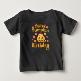 Camiseta de Halloween de Aniversário da Abóbora Do