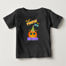 Camiseta de Halloween de Aniversário do Cara Abóbo