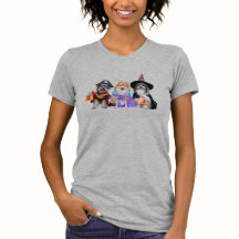 Camiseta de Halloween de Cachorro Fofo