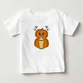 Camiseta de Halloween de Café Abobrinha Fofa