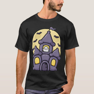 Camiseta de Halloween de Casa Assombrada Fofa