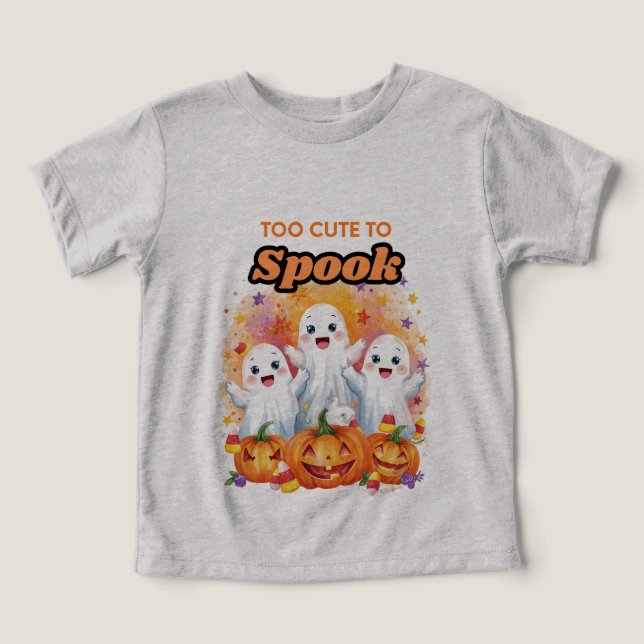 Camiseta de Halloween de Fantasminha Fofa  (Design frontal)
