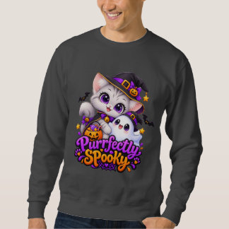 Camiseta de Halloween de Gato Perfeitamente Assust