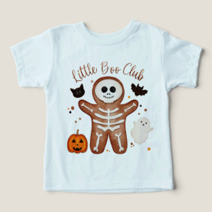 Camiseta de Halloween de Gengibre Fofo para Crianç