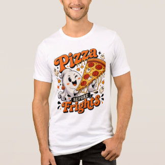 Camiseta de Halloween de Pizza Fantasma para Casai