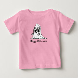 Camiseta de Halloween do Bebê Fantasma Fofo