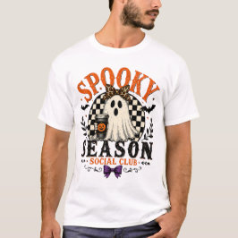 Camiseta de Halloween do Clube Social da Temporada