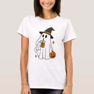 Camiseta de Halloween do Fantasminha Fofo