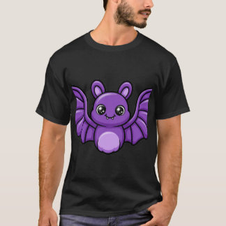 Camiseta de Halloween do Morcego Feliz Fofo