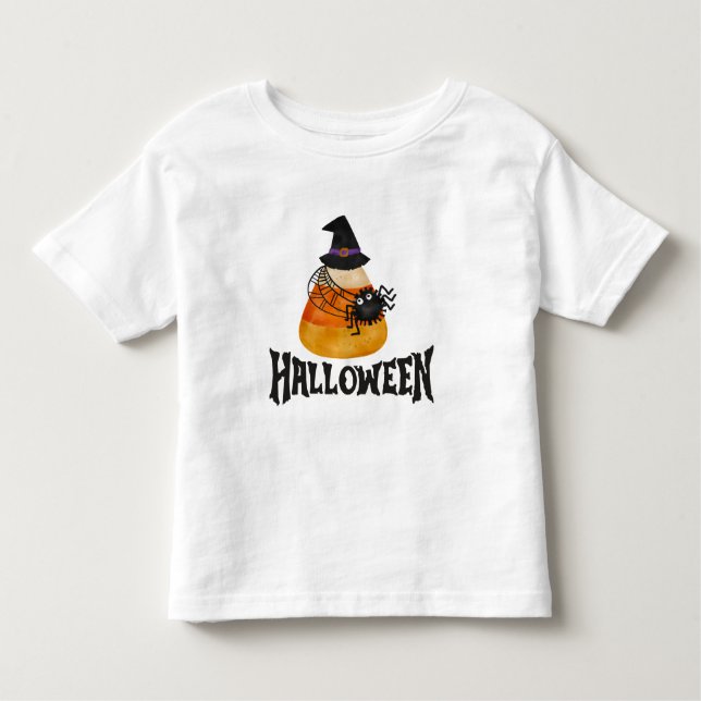 Camiseta de Halloween e camiseta de aranha (Frente)