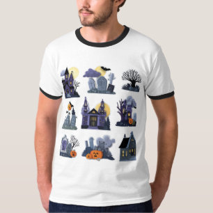 Camiseta de Halloween e Graveyard