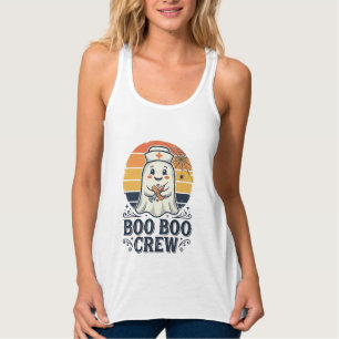 Camiseta de Halloween Fantasma Enfermeira Bonita B