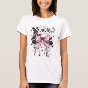 Camiseta de Halloween Fique Assustador Querido