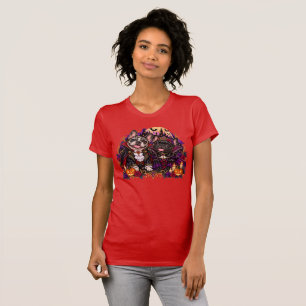 Camiseta de Halloween Gótica Casal Vampiro Frenchi