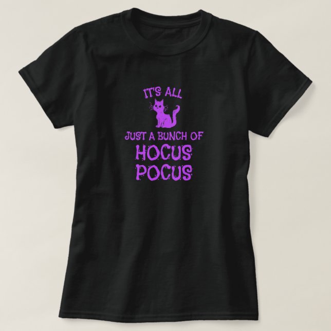 Camiseta de Halloween Hocus Pocus (Frente do Design)
