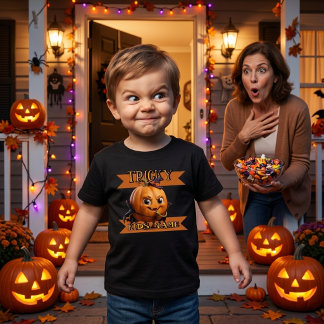 Camiseta de Halloween Infantil com Nome Personaliz