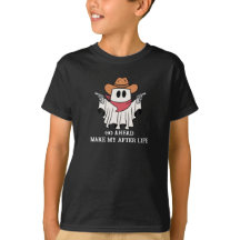 Camiseta de Halloween infantil – Fantasma Cowboy P