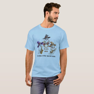 Camiseta de Halloween masculina – Banda Fantasma O