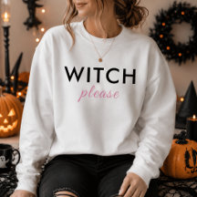 Camiseta de Halloween Modern Witch Please – Blusa 