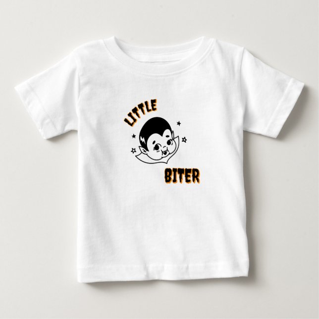 Camiseta de Halloween para Bebê e Criança Morcego  (Frente)
