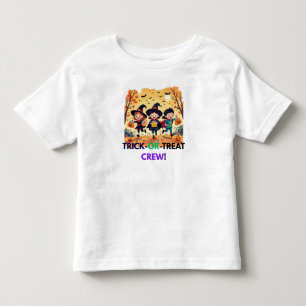 Camiseta de Halloween para crianças com truques ou