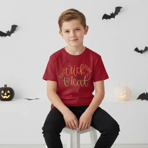 Camiseta de Halloween para Crianças Presente ou Tr