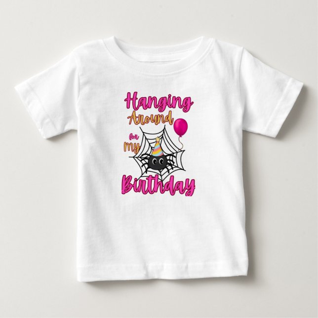 Camiseta de Halloween para o meu aniversário com a (Frente)