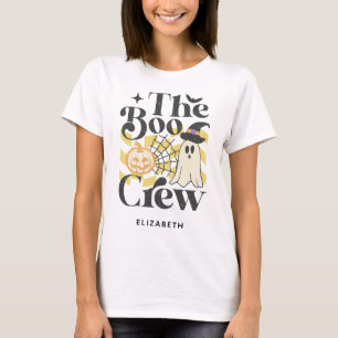Camiseta de Halloween Personalizada The Boo Crew